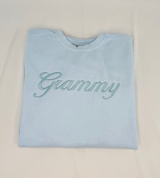 Custom Grammy Embroidered Sweatshirt – Personalized Gift for Grandma